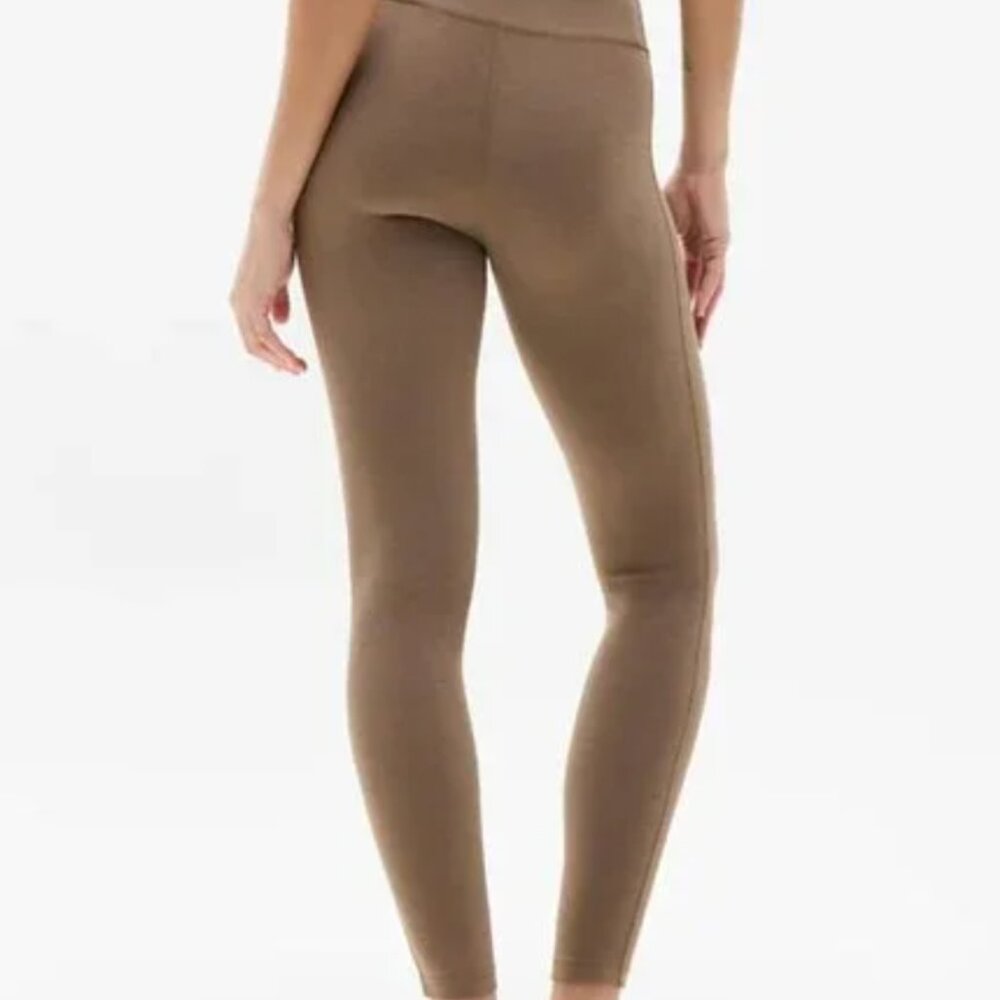 NWT Athleta Intuition Ultra High Rise Cotton Legging Light Brown Clay Size M - Picture 4 of 6